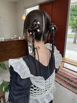 ヘアー バトン(hair vaton) ツインアレンジ