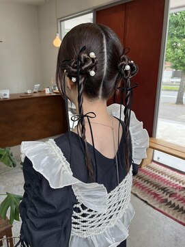 ヘアー バトン(hair vaton) ツインアレンジ