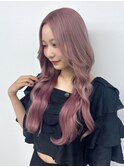 ペールピンク/ブリーチ2回/韓国ヘア
