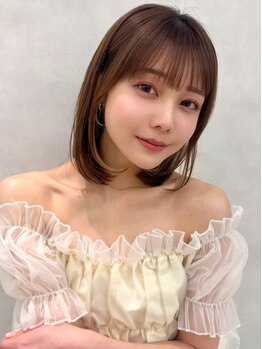 【大人ハイライト人気No.1】白髪ぼかし×髪質改善で自然な美髪♪