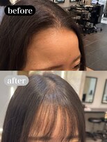 ザザ ZA/ZA 神楽坂&nbsp;クロスパーマ　髪質改善　前髪カット