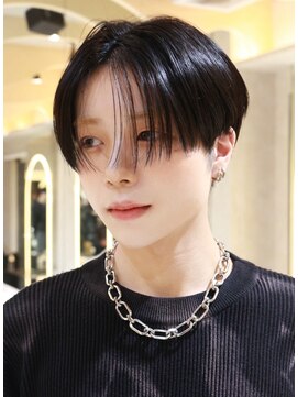 ロンドアンメゾン 原宿(Lond un Maison.) メンズヘア/men's/シースルーマッシュ/コンマヘア/原宿/カラー