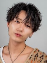 オーシャントーキョーオーバー 渋谷(OCEAN TOKYO OVER) 韓国ヘアニュアンスコンマバングセンターパートフェザーパーマ