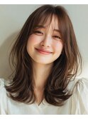時短×大人可愛いミディアムレイヤー