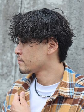 ハニー(HONEY) 波巻きスパイラルパーマ/波巻きパーマ/岡崎メンズパーマ