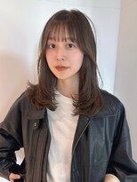 シキ オルガン 大宮(siki ORGAN)&nbsp;“柔らかい”透明感オリーブベージュ×レイヤーカット