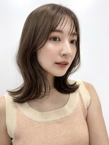 ガーデントウキョウ(GARDEN Tokyo)&nbsp;面長解消◎顔周りレイヤー×透明感グレージュミディ