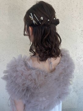 プリモ ココ 鍋島店(Primo coco.) お呼ばれヘア ハーフアップ 結婚式 ヘアアレンジ 20代