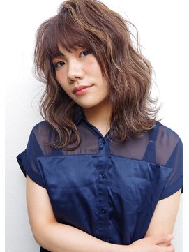 バベル(BABEL Hair Design) 【BABEL】ハイライトカラー×ラベンダーグレージュ＠大生真吾