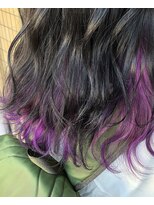 ハフ(HAFU)&nbsp;パープルインナーカラー