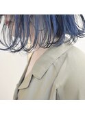 【sai】ネイビーブルーボブ