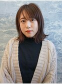 【Rio】インナーカラー+外ハネボブ