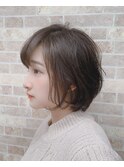 #ショートボブ　#ゆるふわコスメパーマ