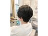 【お肌の弱い方へ】オーダーメイドカット+ヘアマニキュア（白髪染め）￥11880