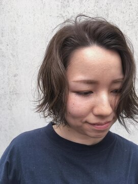 マージュ ギンザ(marju GINZA) ラフなニュアンスパーマをショートボブに