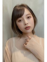 ドットハリス(.Hallis)&nbsp;大人可愛い前髪/ミディアム/ボブ/20代30代/原宿/表参道