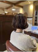 【ミニボブ】【くせ毛風】【20代30代40代】