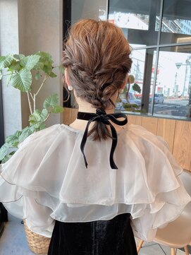 ロンドプロフィール 浦和(Lond profil) 編みおろし　お呼ばれヘア　haruhi【浦和】