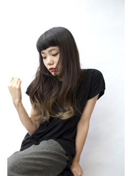オーガニックエコ 川越(organic+eco) 大人かっこいいグラデーションカラー×ロング×ワイドバング