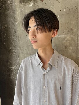 ハマモト 色気メンズセンターパート