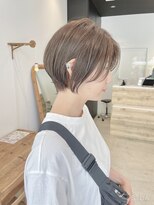 アテナ 六本松店(ATENA) 大人可愛いショート　前髪長めショート　20代30代　六本松