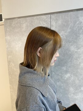 ガルボヘアー 名古屋栄店(garbo hair) #名古屋#栄#インナーカラー#ブリーチ#ハイトーン#ボブ#10代#20代