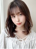 大人かわいい似合わせカット/こなれミディ/美髪/くびれヘア/新宿