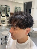 波巻きスパイラルパーママッシュコンマヘア刈り上げ韓国原宿