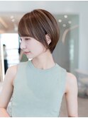 20代30代大人かわいい丸みショート似合わせカットイメチェン