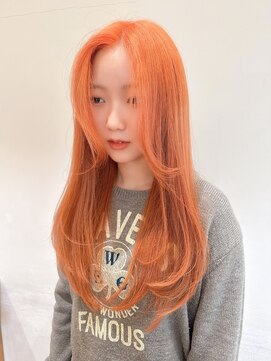 バイオレット 栄店(Violet) 春夏カラー オレンジカラー ブリーチカラー