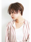 フォルムが綺麗なハンサムショート