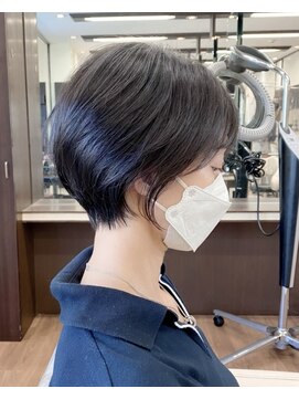 アッシュ 横浜西口店(Ash) 首長効果!?乾かすだけのショートヘア