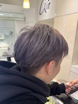 エアー 銀座タワー(AIR)&nbsp;ハイトーンカラー/ダブルカラー/メンズカット/フェード