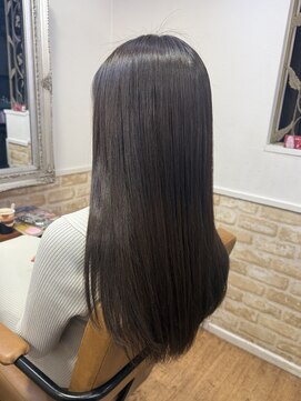 カミケン 黒岩店　kamiken・ ダークトーンの艶髪透明感カラー【カミケン黒岩店】