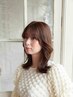土日祝ok 外国人風カラー＋似合わせカット+オージュア最高級トリートメント