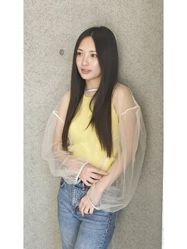 プレフル(playfull) メルティカラーフェミニンロング似合わせカットマッシュ髪質改善