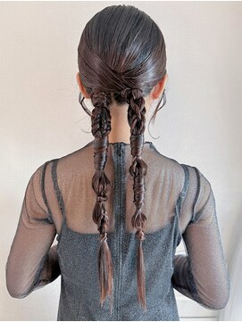 リムネ(RIMUNE) ツインポニー/ポニーアレンジ/タイトヘア/お呼ばれヘア