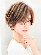 ロンドホットリップ 立川(Lond hot lip) 30代40代/ショート/顔周り/前髪/チャコール/オリーブグレー/立川