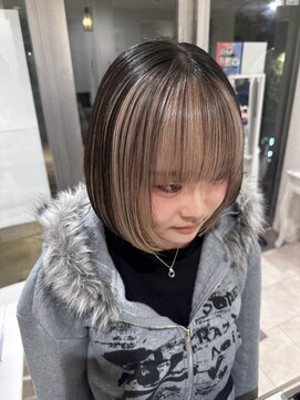 クレア 下北沢(CREA) フェイスフレーミング×ベージュミルクティー