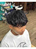 ゆるめシャドウパーマ