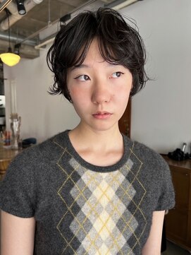 ダンボ(DUMBO) 【sayaca】ショートパーマニュアンスパーマボブパーマ