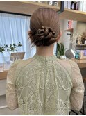 kana ヘアセット 結婚式 カチモリ