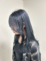 ビーグレイス 美濃加茂店(be Grace)&nbsp;ブルーシルバーカラー×20代韓国風ツヤカラー