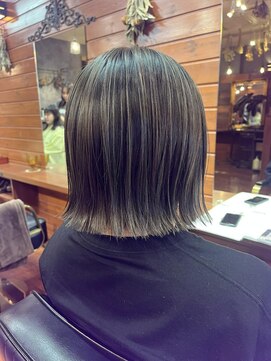 キーマン(KEYMAN) バレイヤージュ / カーキベージュ