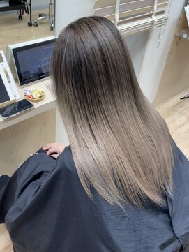 リアン(LIAN) ハイライトカラーミルクティーベージュケアブリーチダブルカラー