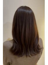 プティアミ(petite amie) こっくりブラウンカラー×ミディアムくびれレイヤー