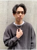 サーフカール/フェザーパーマ/刈り上げセンターパート/溝の口