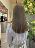 アッシュベージュ　水素トリートメント