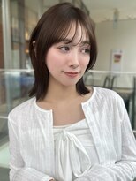 バイオレットジェム(Violet`jem)&nbsp;ミディアムボブ切りっぱなし大人ボブレイヤーカットKE-13