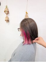 ヘアーチェリーコーク ランプ(HAIR CHERRY COKE Lamp)&nbsp;【新開】インナーカラー指名No.1のハイライトボブ